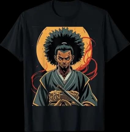 Samurai Spirit Graphic Tee - Crimson